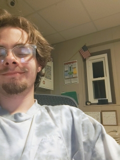 just here to meet someone